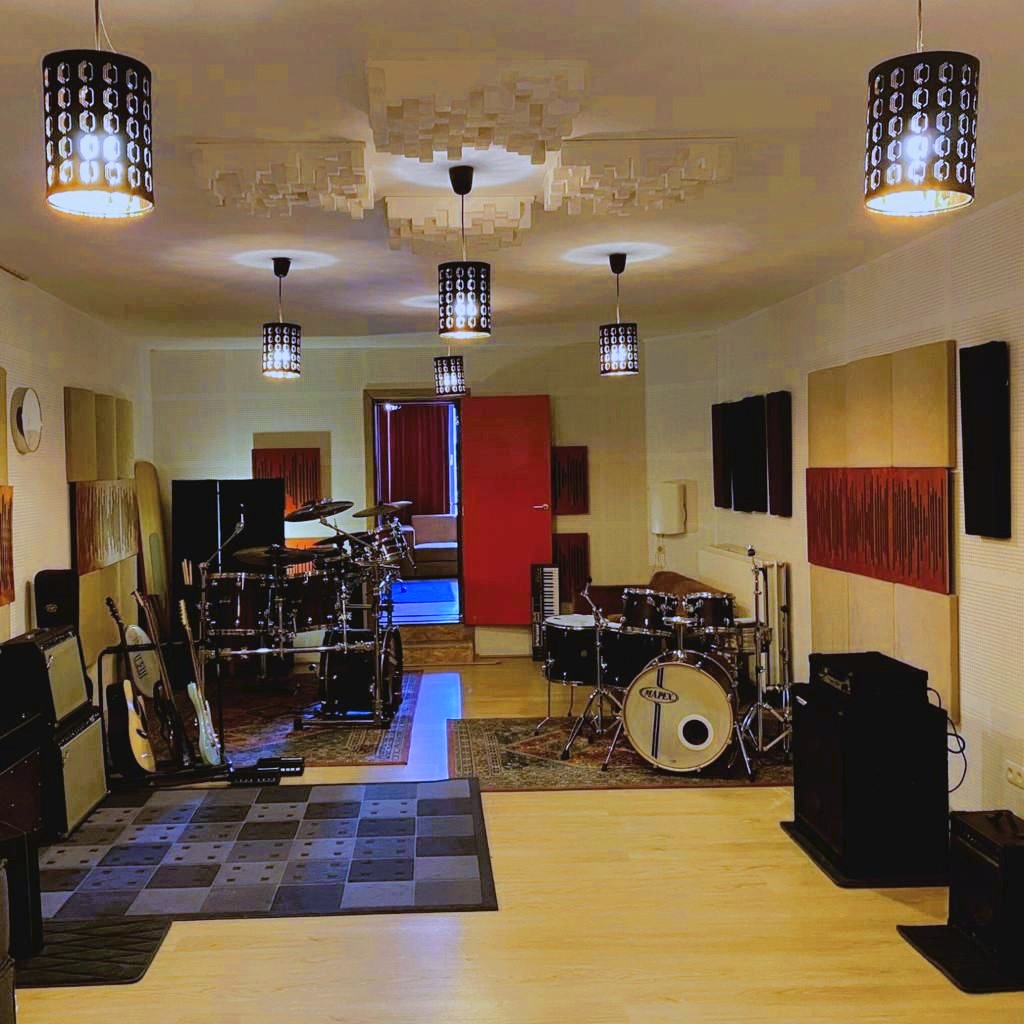 A picture of the recording studio